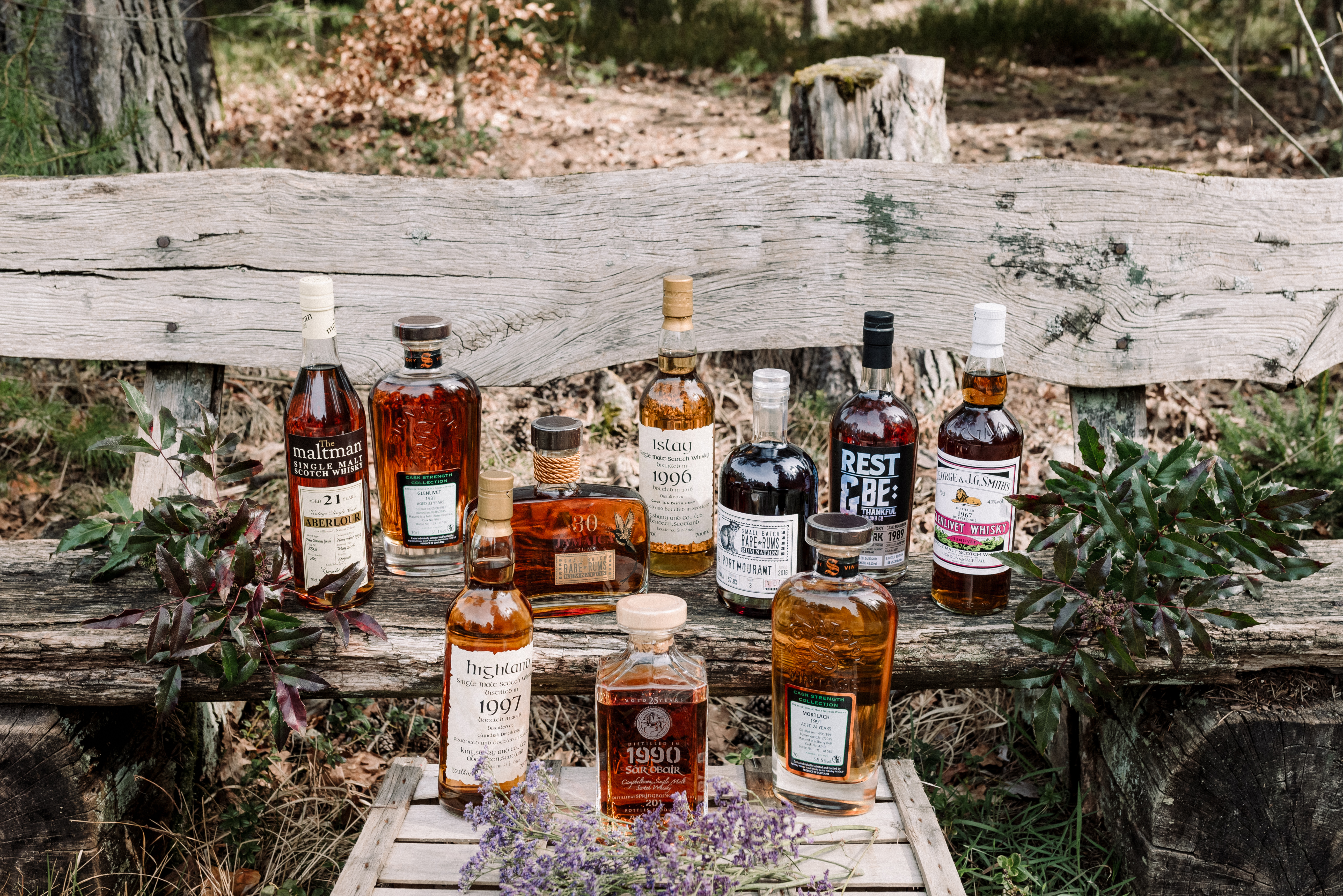 The Argan: Antique Scotch Whisky Crate - Array Wedding and Event Hire