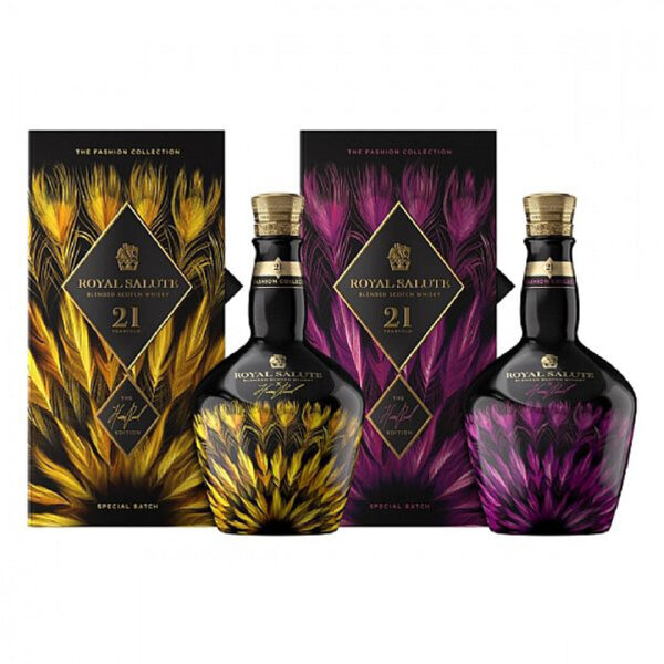 Royal Salute 21 Year Old Fashion Collection Harris Reed Edition 2 bottles set